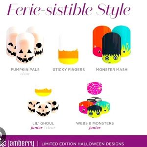 🎉Jamberry Nail Art Wraps Junior Fall Bundle from retired collection.